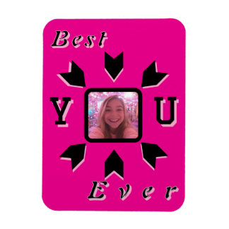 Imán Photo personnalisable "Best You Ever" – Design pop