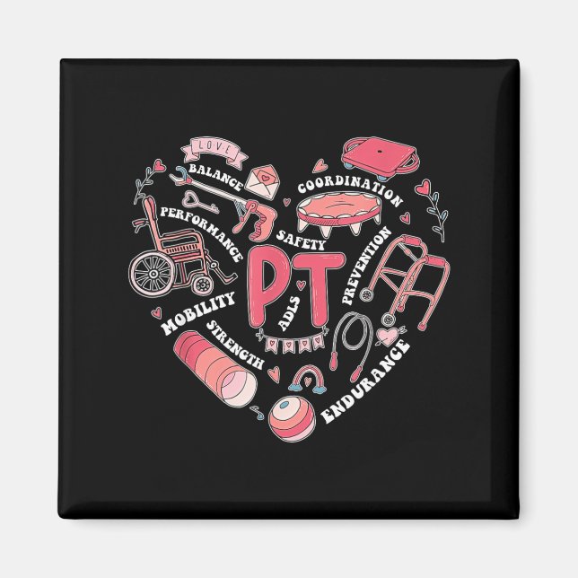 Imán Physical Therapy Pt Valentine Heart Shape Physical (Frente)