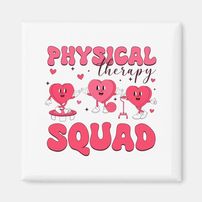Imán Physical Therapy Squad Valentines Day Pt Pta Vale  (Frente)