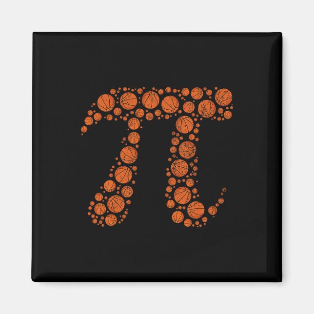 Imán Pi 3.14 Día De Juego Math Teacher Bysketll Pi Day (Frente)