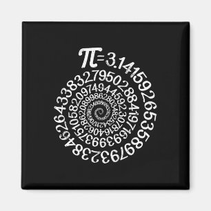 Imán Pi = 3.14 Geek De Ciencia De Matemáticas Espirales