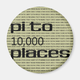 Imán Pi a 10000 lugares
