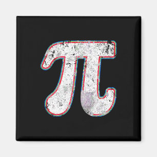 Imán Pi Day 2025 Maestras Retro Vintage