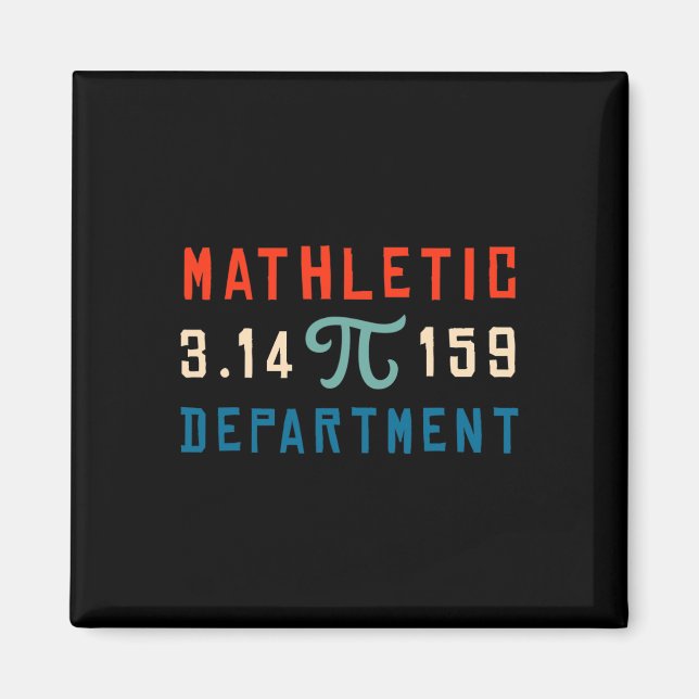 Imán Pi Day 2025 Math Lover Matemáticas Depar Matético (Frente)