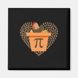Imán Pi Day Chicken Pot Pi Pie Math 3.14