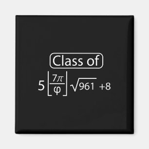 Imán Pi Day Cl Del Graduado Graduado De Math Lover