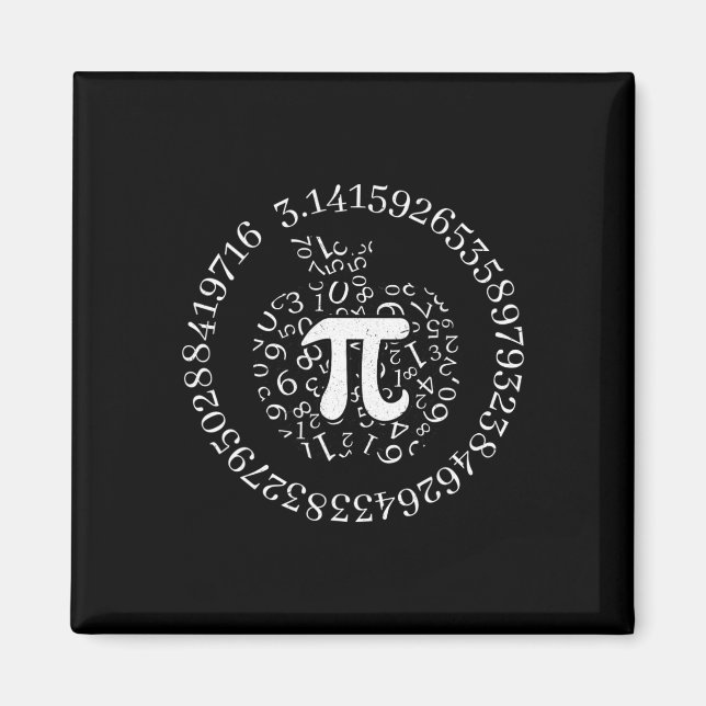 Imán Pi Day Gráfico de Apple Cute Gracioso Math Lover P (Frente)