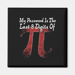 Imán Pi Day - Mi Palabra Es Los Últimos 8 Dígitos De Pi