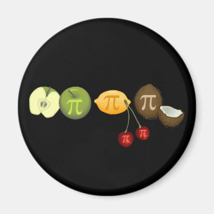 Imán Pi Day, Pi on varias frutas