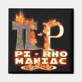 Imán Pi - Rho MANIAC - LETRAS GRIEGAS INFLAMADAS (PYRO)