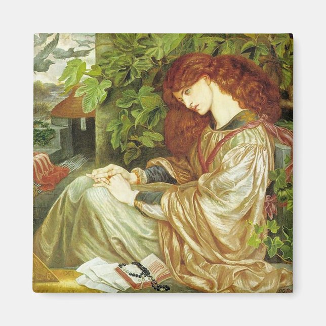 Imán Pia De' Tolomei (Hermosa Mujer Italiana) (Frente)