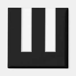 Imán Piano Keys Musical Instrument Black White