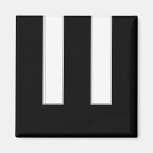 Imán Piano Keys Musical Instrument Black White