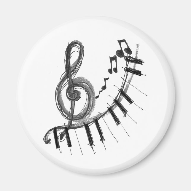 Imán Piano musical (Frente)