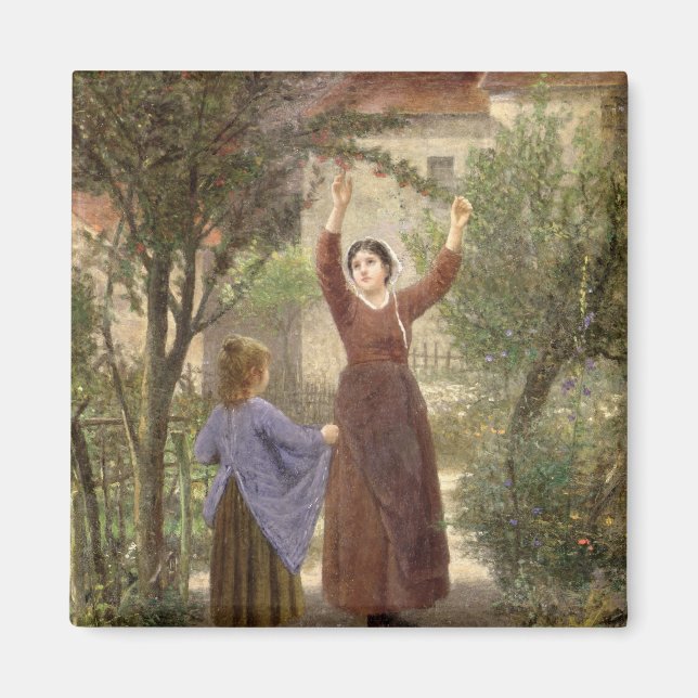 Imán Picando cerezas (Frente)