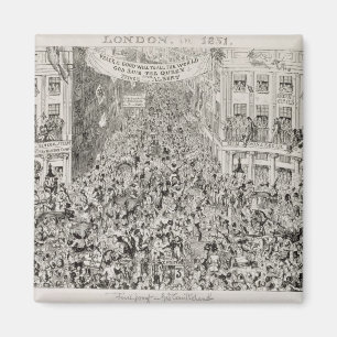Imán Piccadilly durante la gran exposición, 1851