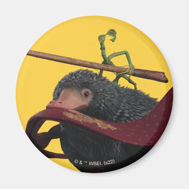 Imán Pickett & Teddy con varas y corbatas (Frente)