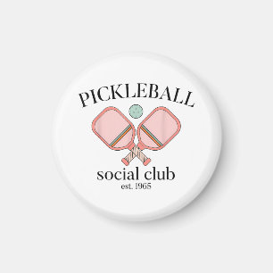 Imán Pickle Ball Social Club EST 1965 Hombres Mujeres