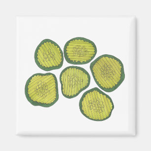 Imán Pickle Chips Homemade Sweet Pickles Foodie Kitchen