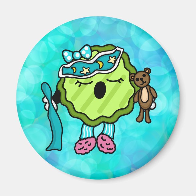 Imán Pickle de tiempo de sueño | Jammies nocturnos (Frente)