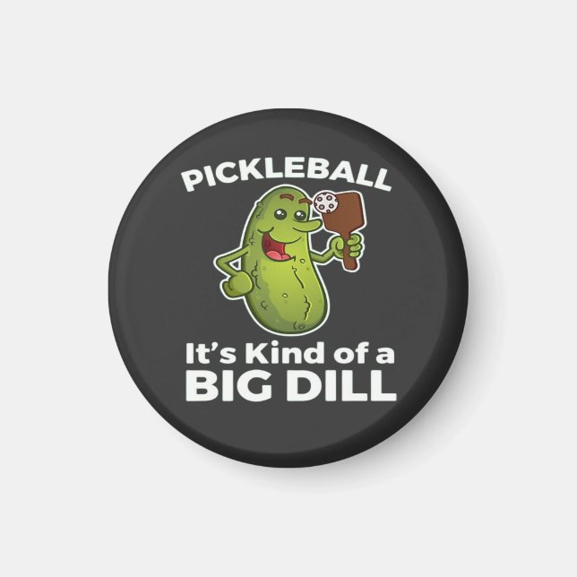 Imán Pickleball Algo Grande (Frente)