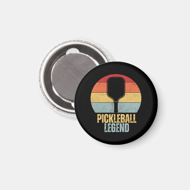 Imán Pickleball Divertido (Anverso/Reverso)