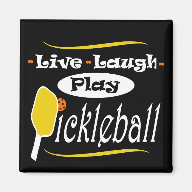 Imán Pickleball Gift Live Laurel Play Pickle Ball (Frente)