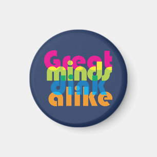 Imán Pickleball Las grandes mentes bailan igual