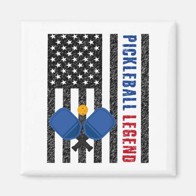 Imán Pickleball Legend USA (Frente)