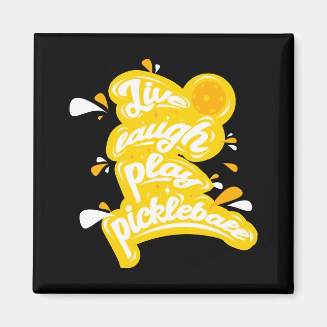Imán Pickleball - Live Lauren Play Pickleball (Frente)