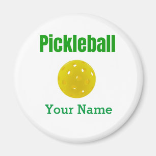 Imán Pickleball Magnet personalizado con tu nombre