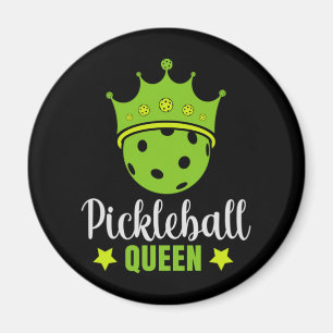 Imán Pickleball Queen Funny Pickle Ball Queen 