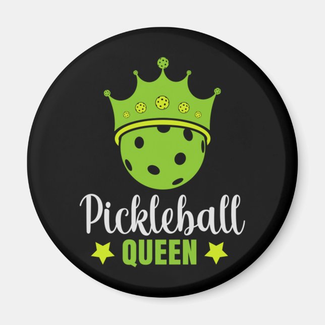 Imán Pickleball Queen Funny Pickle Ball Queen  (Frente)