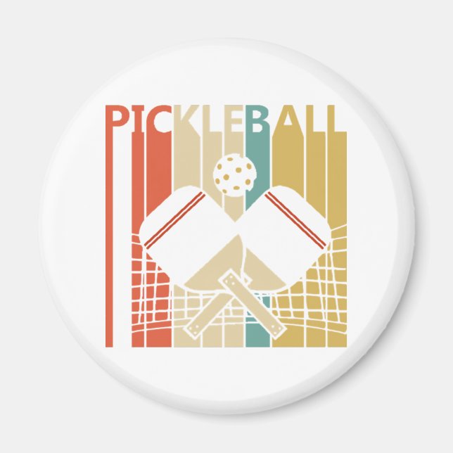 Imán Pickleball Retro Vintage  (Frente)