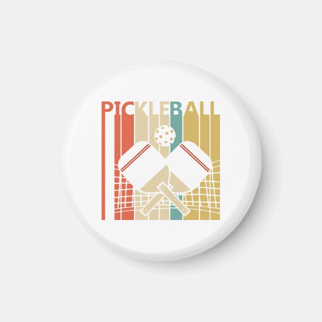 Imán Pickleball Retro Vintage  (Frente)