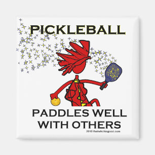 Imán Pickleball se bate bien con otros