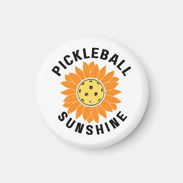 Imán Pickleball sol (Frente)