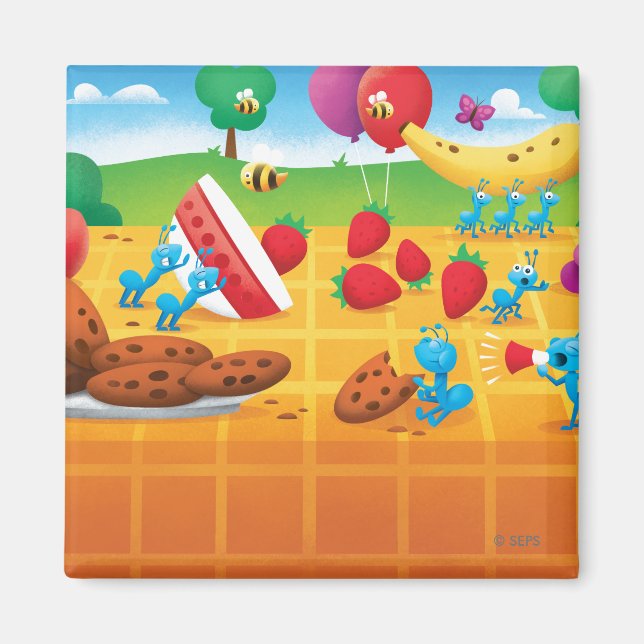 Imán Picnic de verano (Frente)