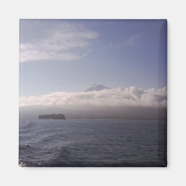 Imán Pico Azores Magnet - Blue Sea Sky Mountain (Frente)