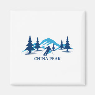 Imán Pico China estación de esquí de California esquiad