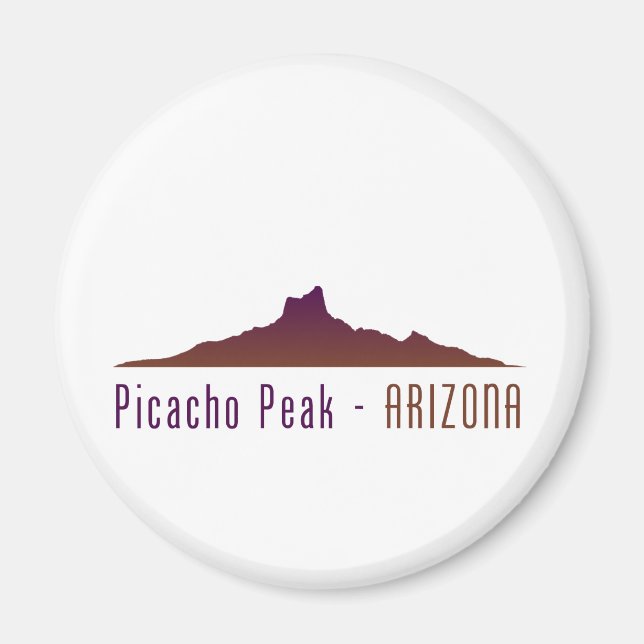 Imán Pico Picacho - Arizona (Frente)