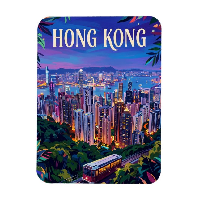 Imán Pico Victoria Hong Kong (Vertical)