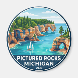 Imán Pictured Rocks National Lakeshore EE. UU.