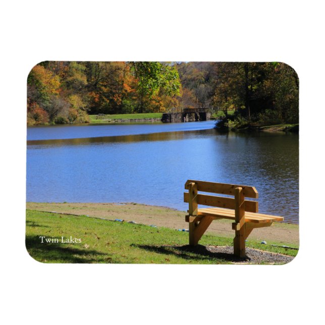 Imán Picturesco Twin Lakes ANF Souvenir (Horizontal)