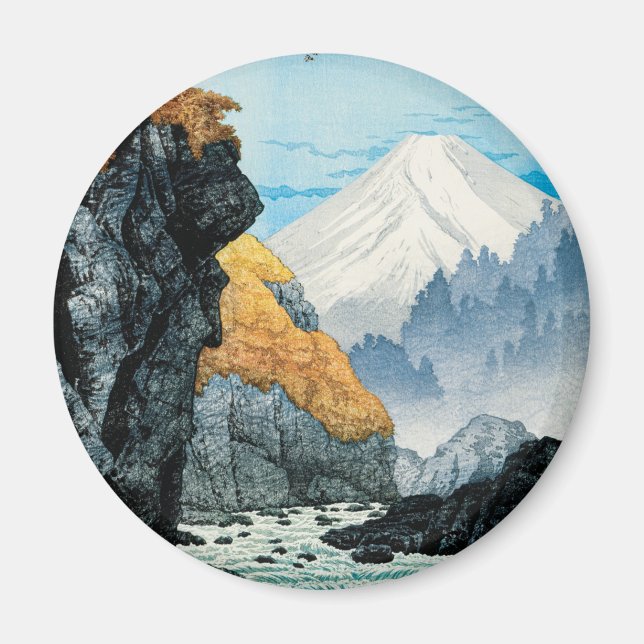 Imán Pie del Monte Ashitaka (1932) por Hiroaki Takahash (Frente)
