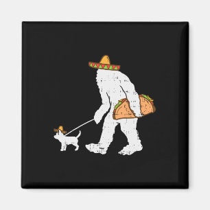 Imán Pie gigante Sasquatch Taco Chihuahua Funny Cinco D