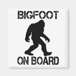 Imán Pie grande a bordo Funny Bigfoot Napkins
