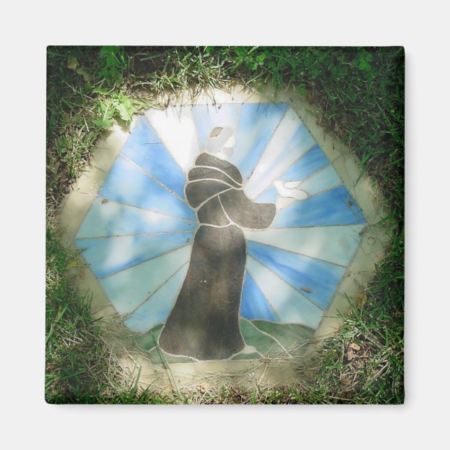Imán Piedra de paso religioso (Frente)