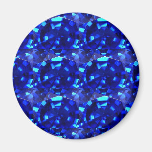 Imán piedra gema azul