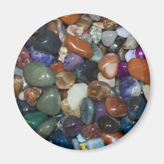 Imán Piedras Coloridas Pulidas